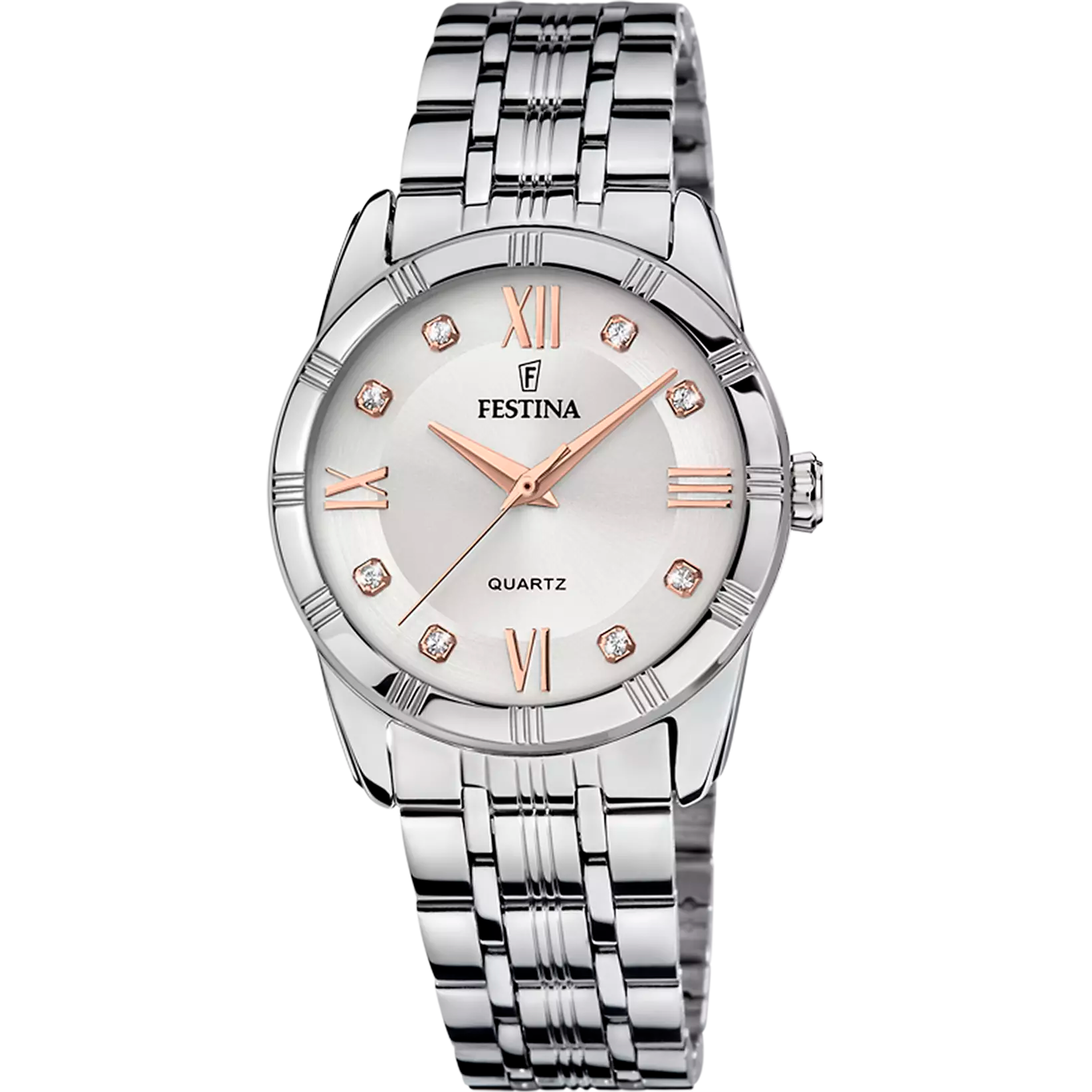 Orologio Festina Mademoiselle F16940/B Argento con Cinturino in Acciaio, Donna