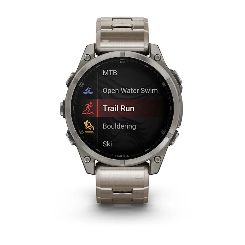 fēnix® 8 - 47 mm, AMOLED - Sapphire, Titanio con Titanio