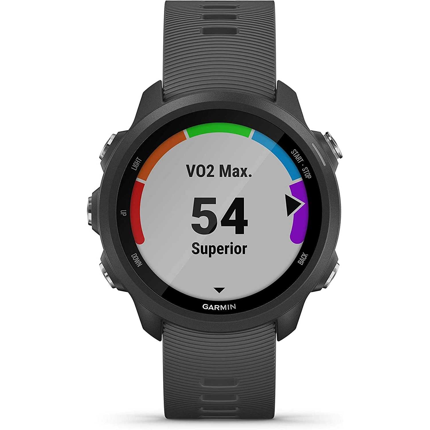 Garmin Forerunner 245, Orologio Smart GPS Multisport, Nero/Grigio Nero/Grigio Single