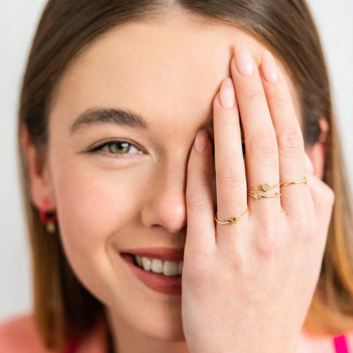 Anello Fedina Farfalla - Oro 18kt