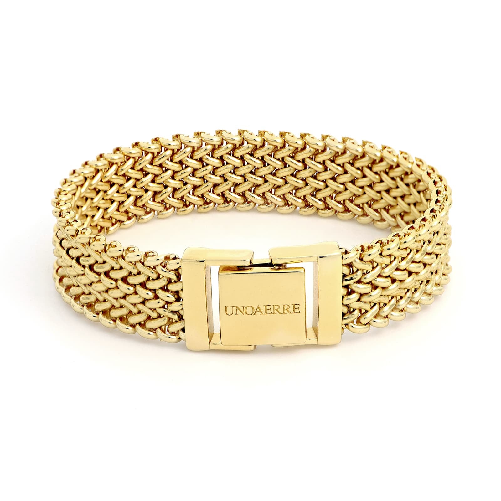 Bracciale in bronzo dorato