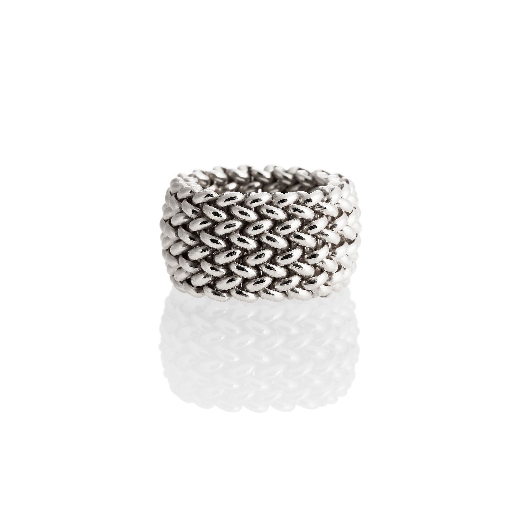 Anello in argento bianco Chicco