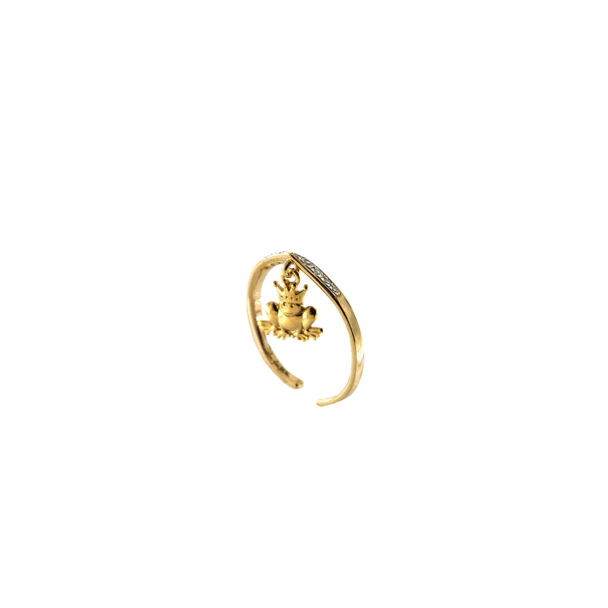 Anello Rigido Zirconi - Principe Ranocchio