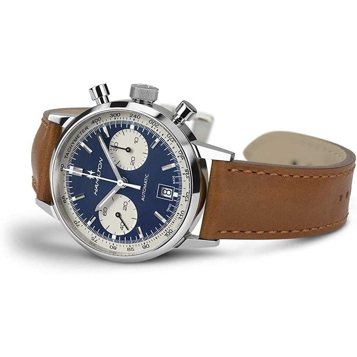 Hamilton Orologio da uomo  classico intra-matic crono  H38416541,